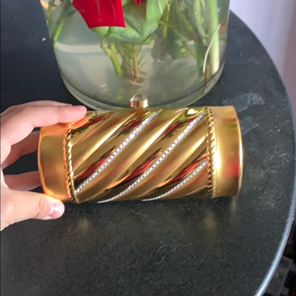 Gold clutch Beauty and the beast inspired